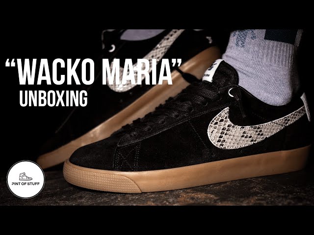 SUPER CLEAN - Nike SB Blazer Low x WACKO MARIA Sneaker Unboxing