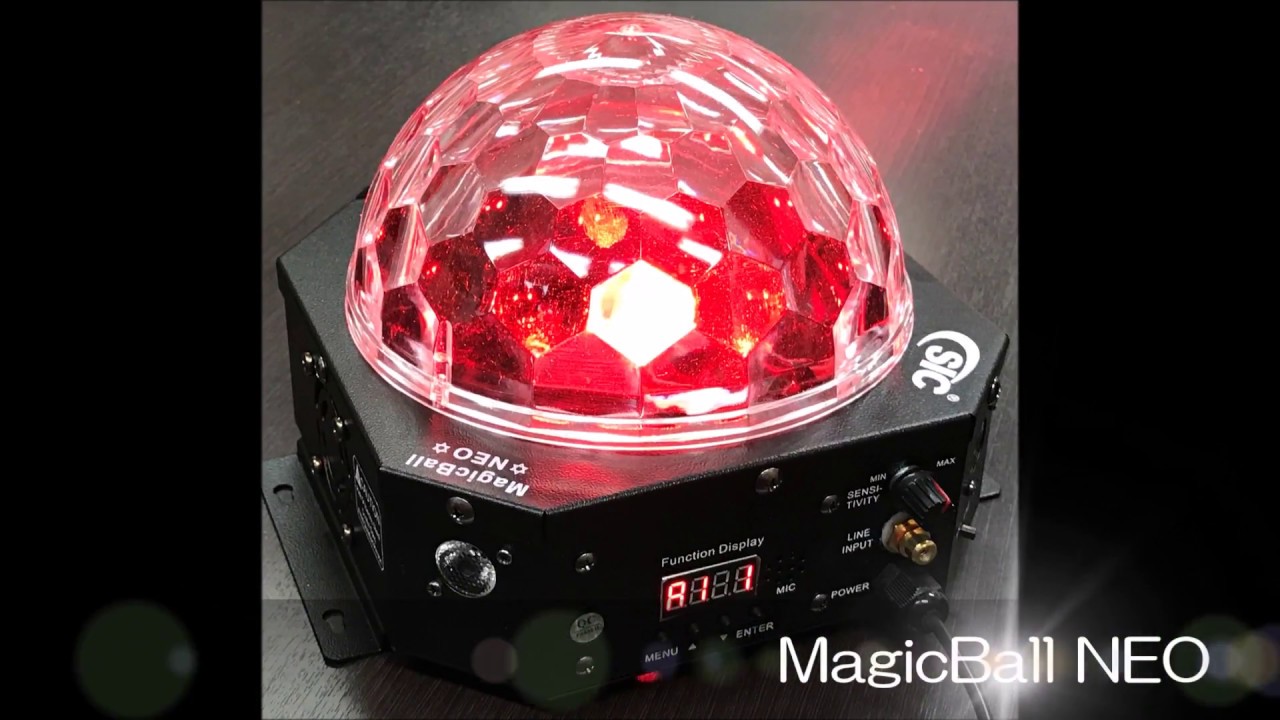 圧倒的臨場感！LEDミラーボール「MagicBall NEO」｜カラオケの演出照明