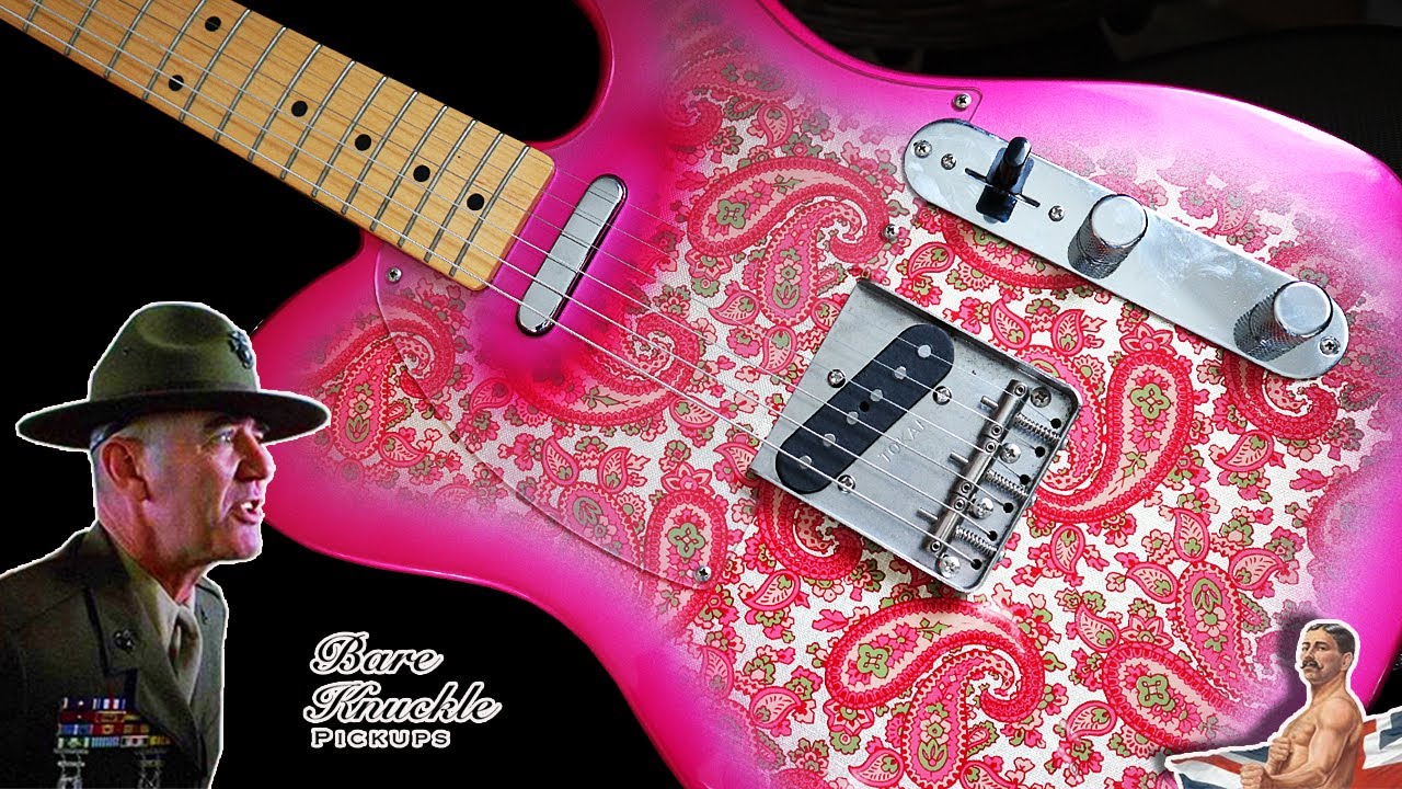 Tokai PINK PAISLEY Telecaster gets the BOOT CAMP TREATMENT | Bare