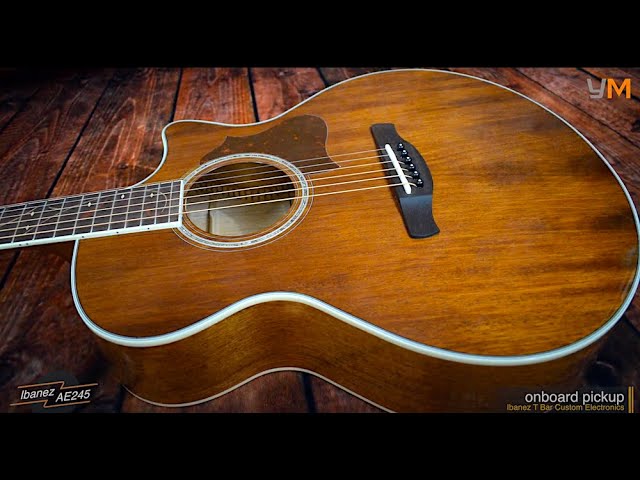 Ibanez AE245NT Review - YouTube