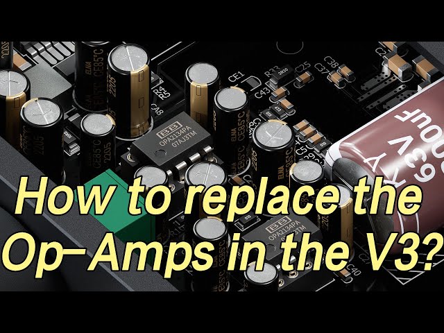 How to replace the Op Amps in the Fosi Audio V3? - YouTube