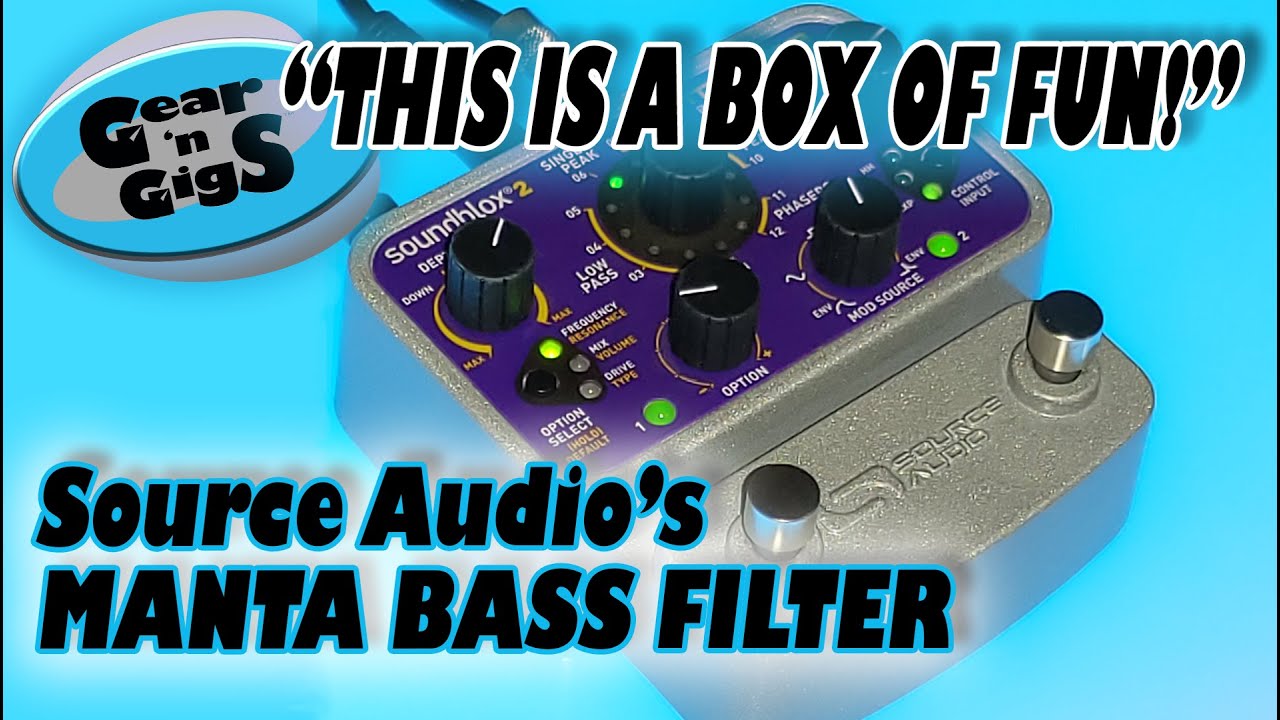 Soundblox 2 Manta Bass Filter: Effects Pedal Demo - YouTube