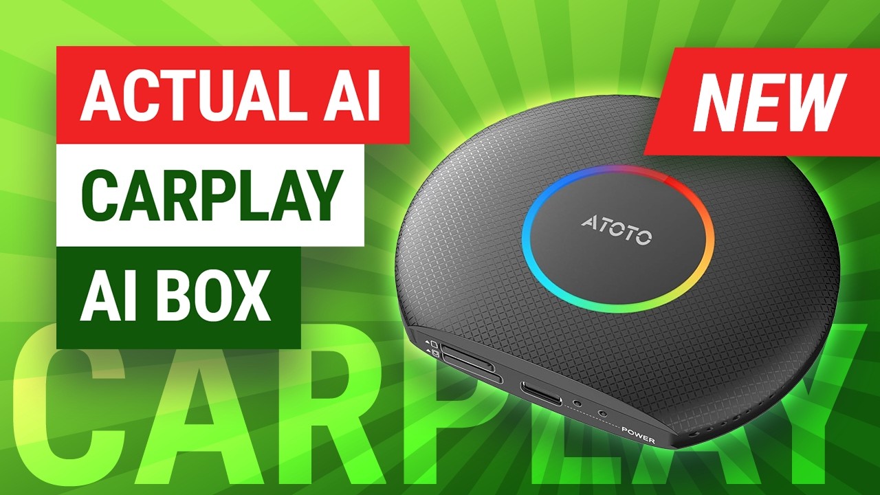 ChatGPT in Your Car?! 🤯 ATOTO CB6 Apple CarPlay AI Box Review