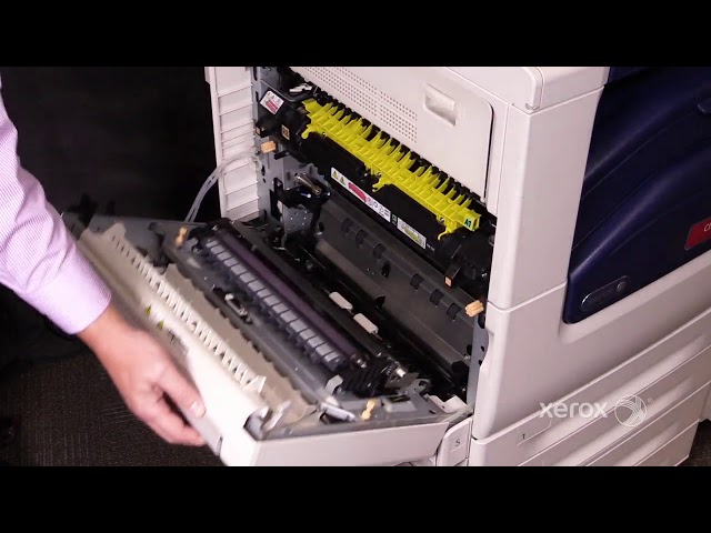 Xerox® WorkCentre® 7120/7220/7225 Jam Clearance Left Door - YouTube