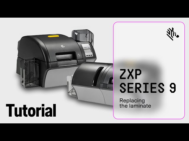 Zebra ZXP 9 How To: Replace the Laminate - YouTube