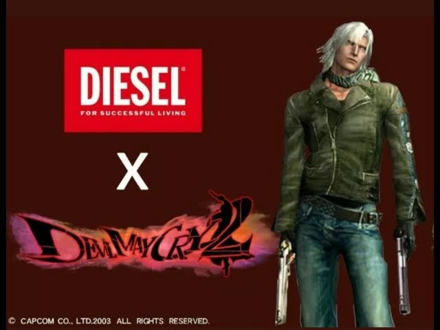 DEVIL MAY CRY 2 - DIESEL Hoock Jacket & Leather Belt ( Dante