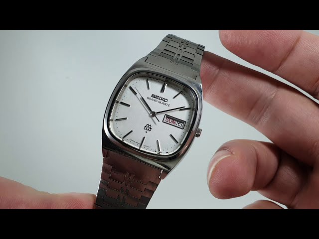 1979 Seiko Grand Quartz twin Quartz men's vintage watch. Model ref