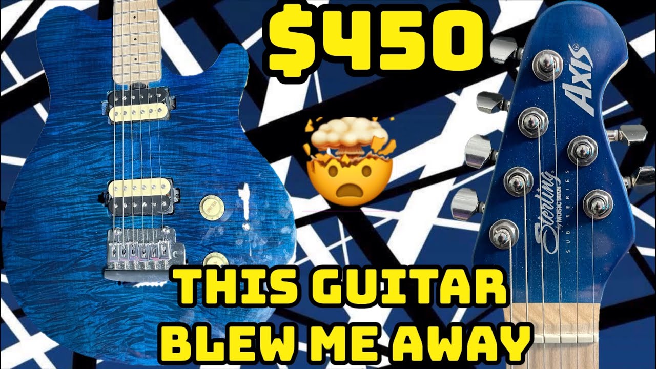 This EVH Style Sterling Musicman Axis Guitar IS ABSOLUTELY