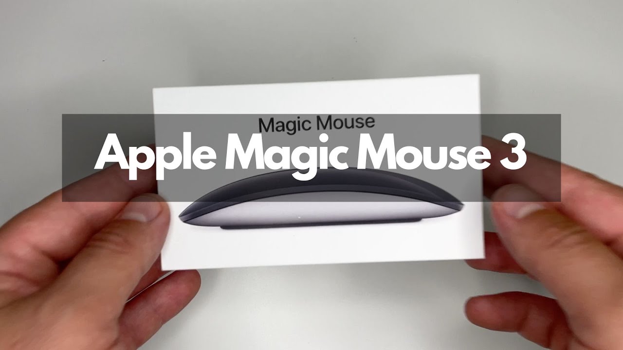 First Look Apple Magic Mouse A3204 Black | Complete Unboxing - YouTube
