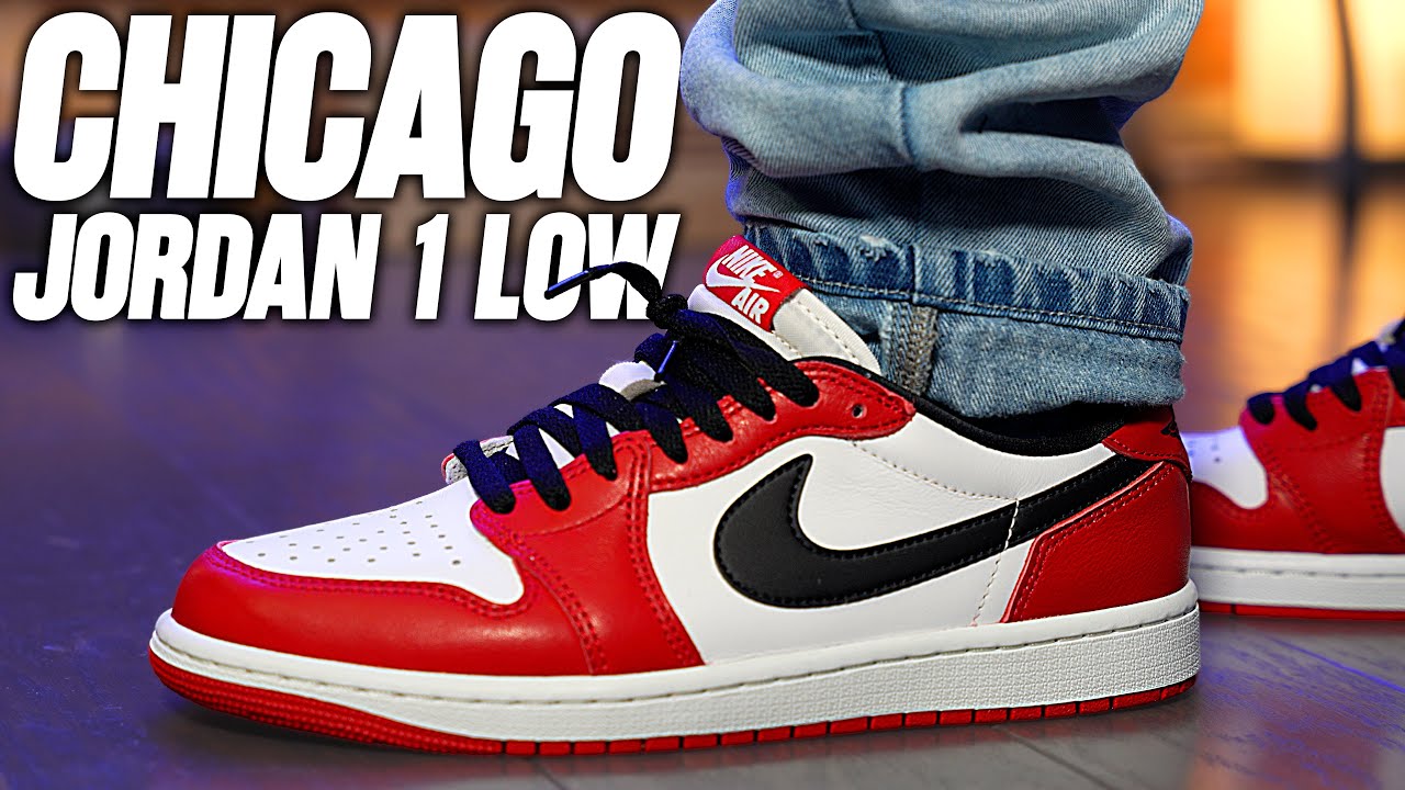 Jordan 1 Low Chicago Review - Why Everyone Wants It ! - YouTube