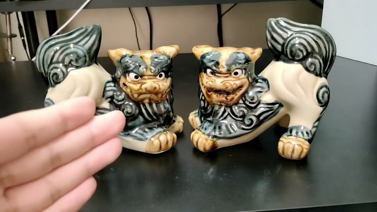 沖縄の守り神「シーサー」をまた買った。【再編集】 - YouTube