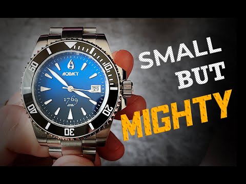 AQUACY 1769 WATCH REVIEW | Sunburst Blue - HUGE Quality | Small