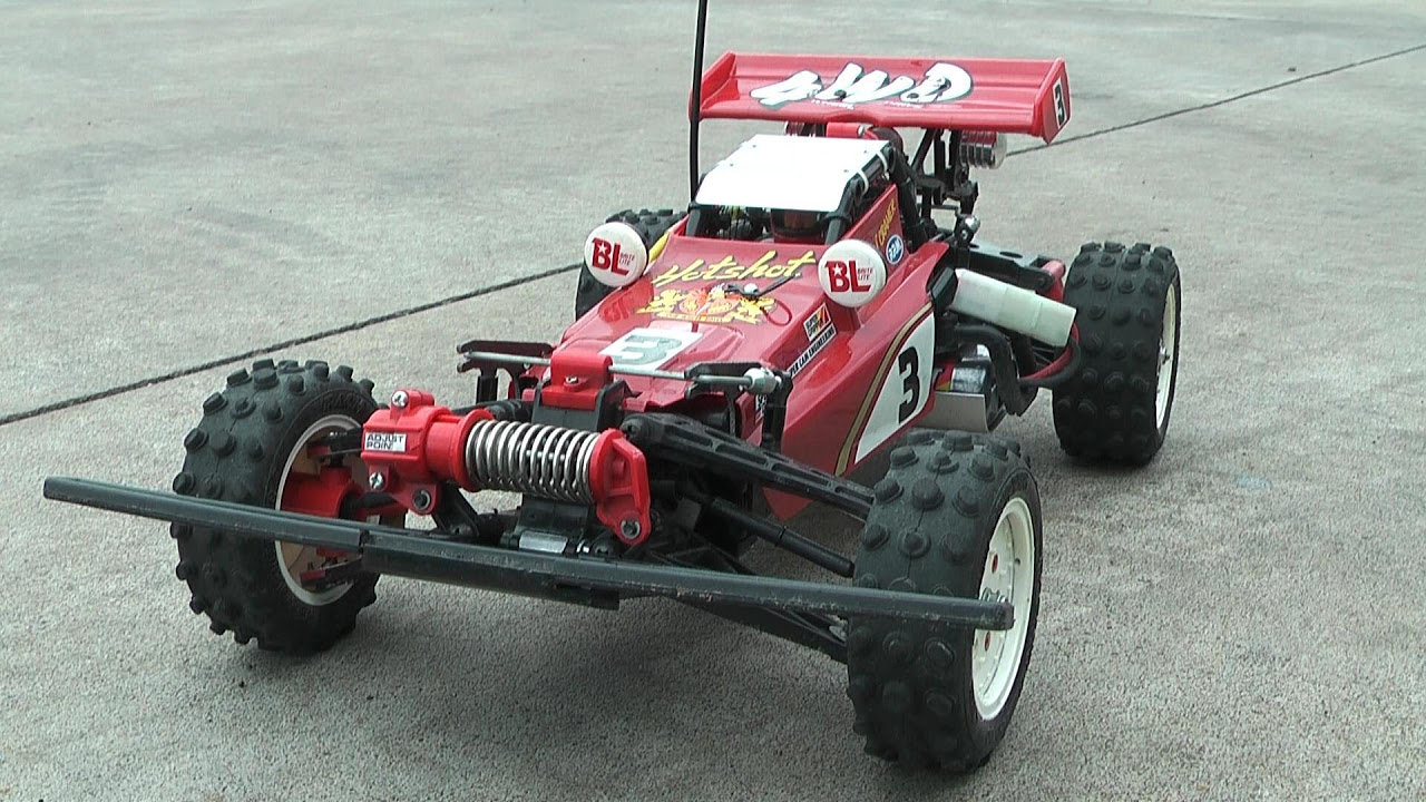 TAMIYA HOTSHOT BRUSHLESS ホットショット ブラシレス仕様 - YouTube