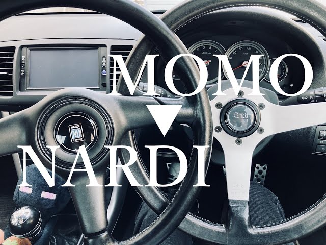 MOMOからNARDIへステアリングを交換 - YouTube