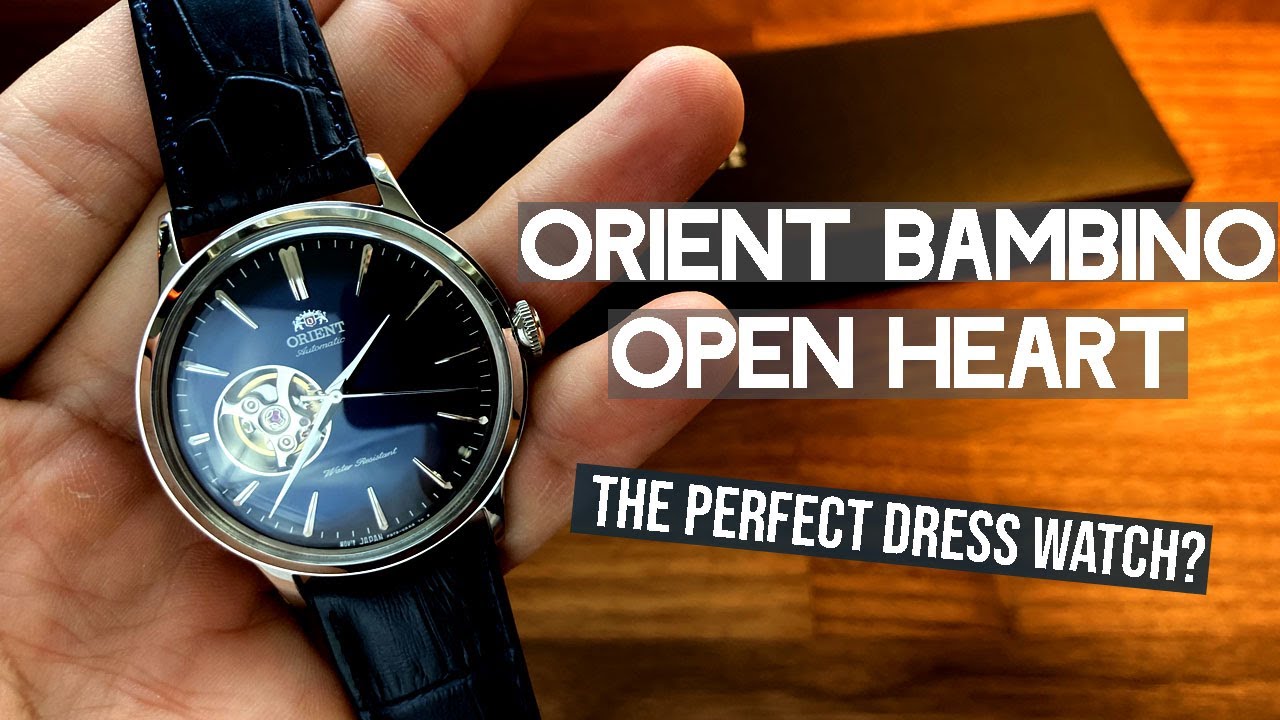 Orient Bambino Open Heart: Watch Review and Close Ups - YouTube