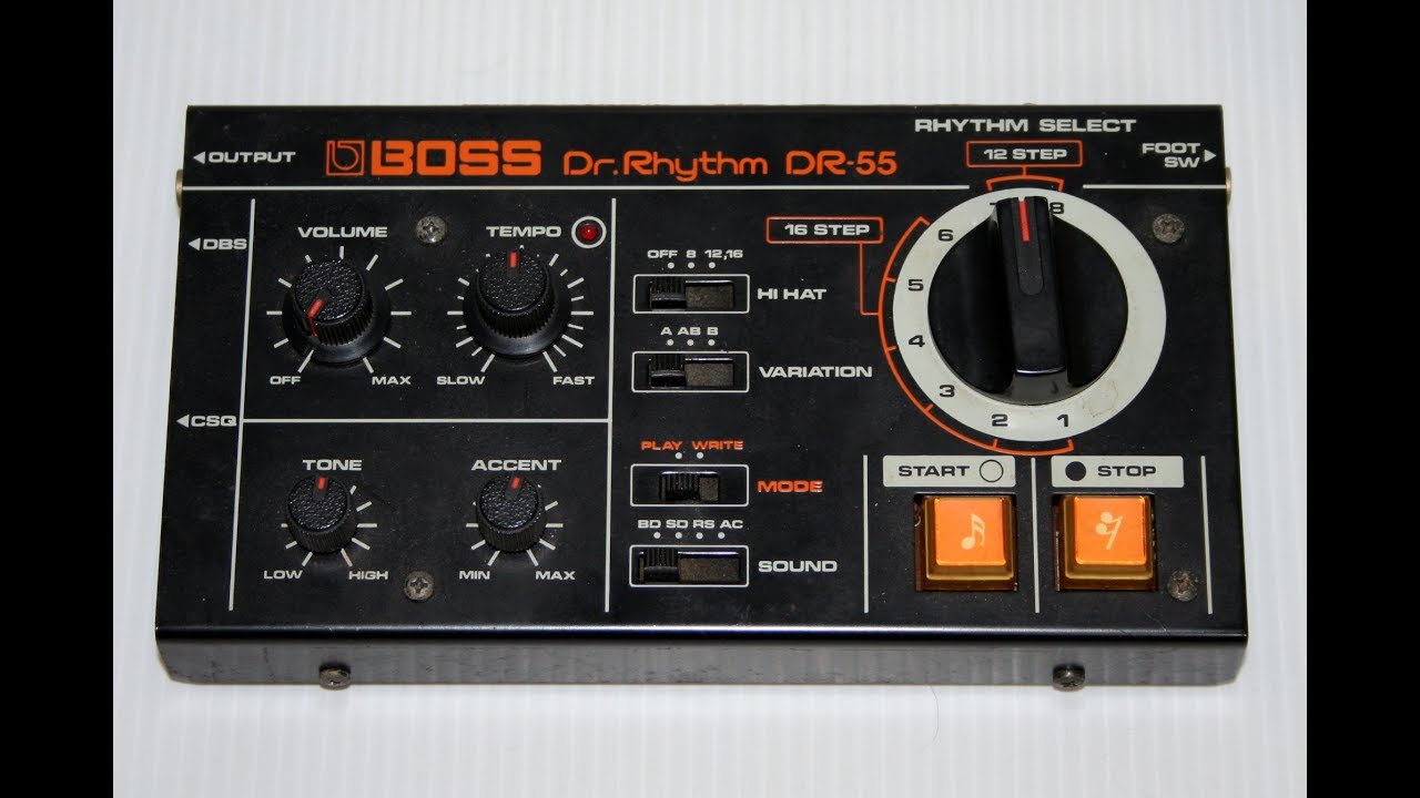 BOSS Dr.Rhythm DR-55 Rough Sound Check ／ ボス ドクター・リズム DR