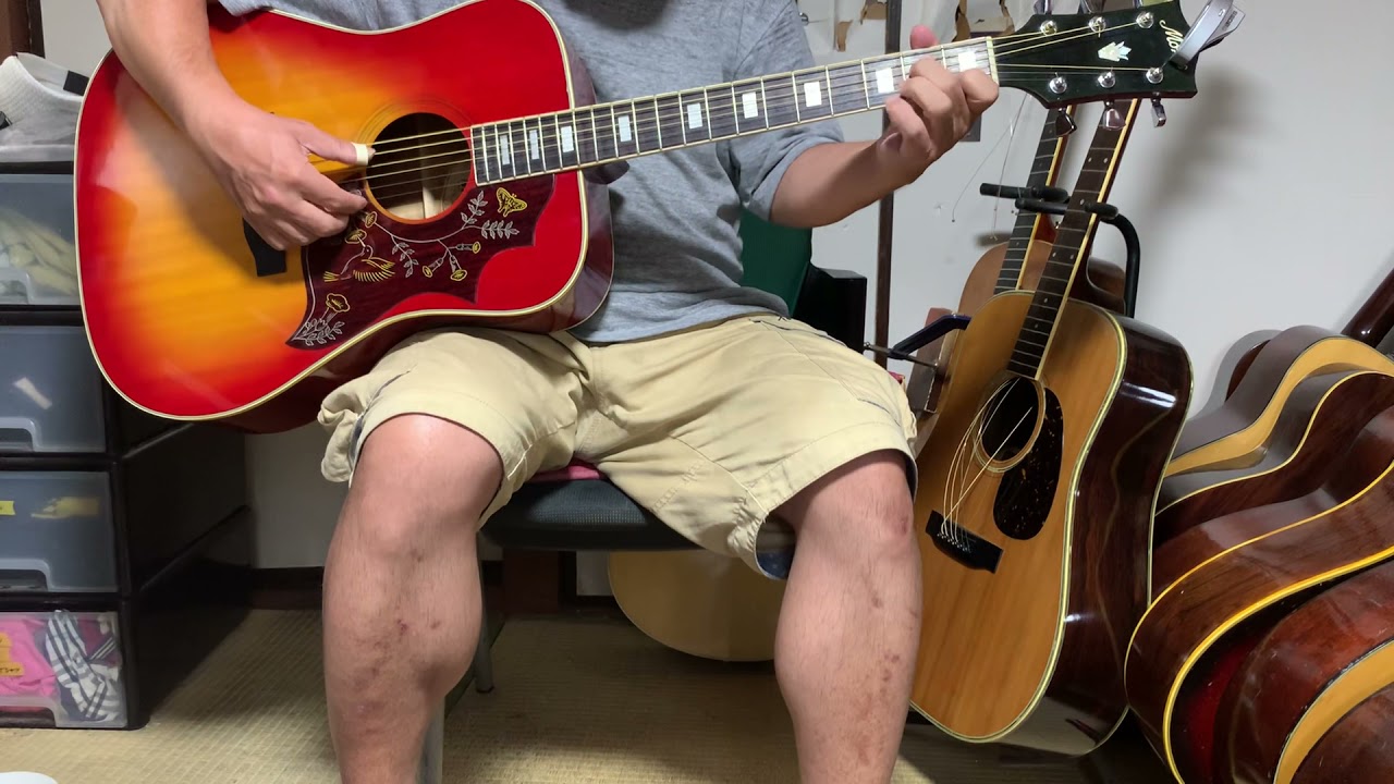 Morris WH-30 1977年マホガニー&ハミングバードモデル 納品直前 試奏