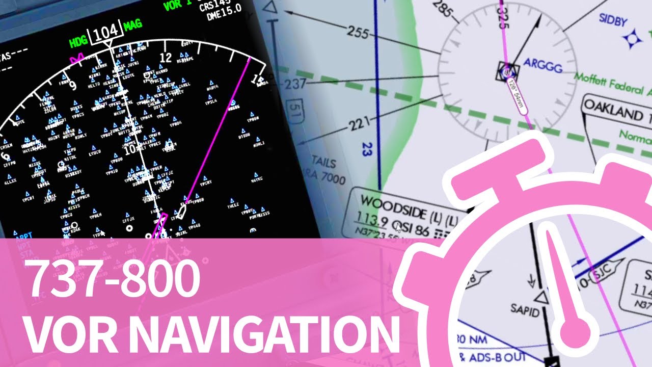 XPlane11 Tutorial - 737-800 VOR Basics - YouTube