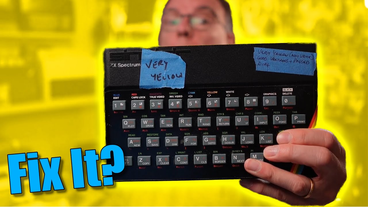 Mellow Yellow ZX Spectrum Repair - YouTube