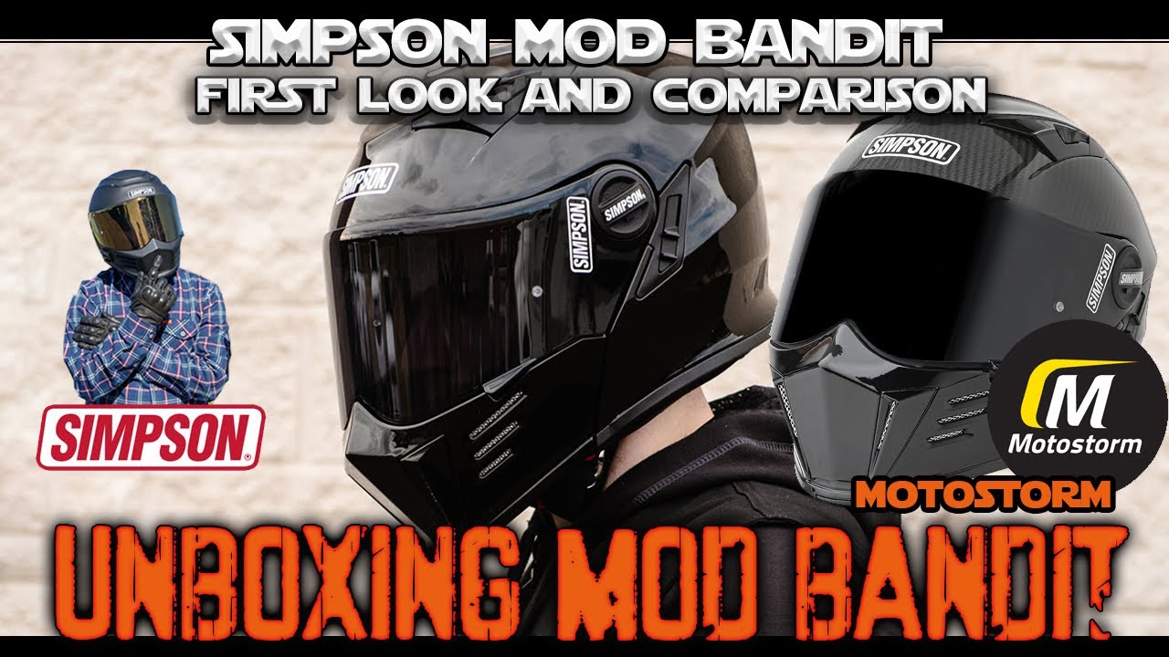 Simpson Mod Bandit / Darksome Unboxing and First Look - Motostorm