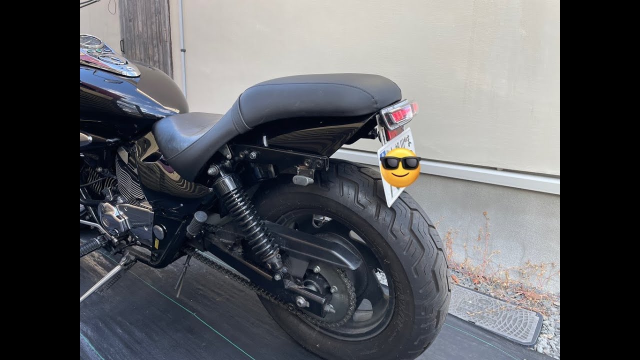 エリミネーター250V リアフェンダーショート化＆社外LEDテールDIY