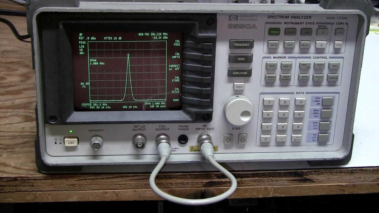 46 - HP 8590A spectrum analyzer repair - part 3 of 3 - YouTube