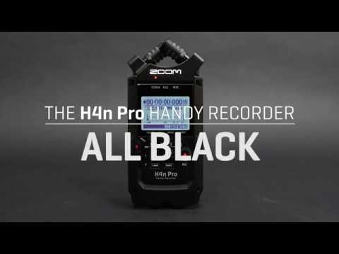 Zoom H4n Pro All Black - YouTube