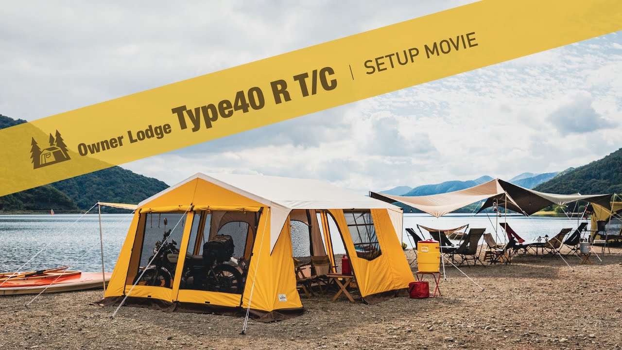 ogawa ｜ owner lodge Type40R T/C SETUP MOVIE - YouTube