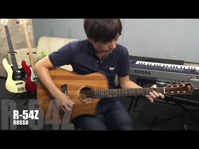 ROSSO R54-Z ゼブラウッド アコースティックギター ロッソ ドレッド