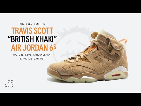 Travis Scott Air Jordan 6 Giveaway Announcement! - YouTube