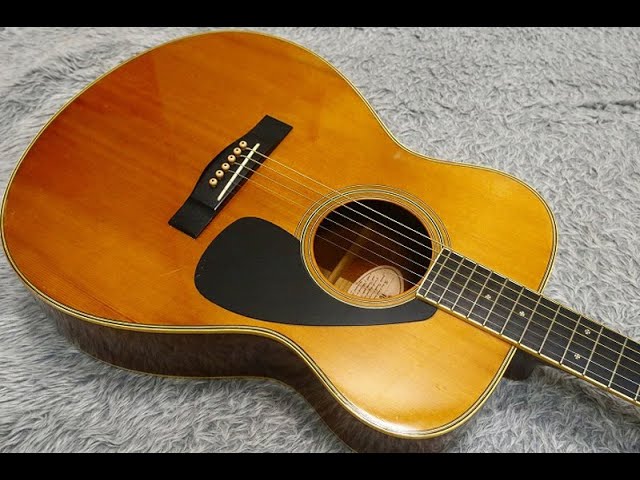 Vintage 1980's YAMAHA Acoustic guitar FG-252 Snow Flake position