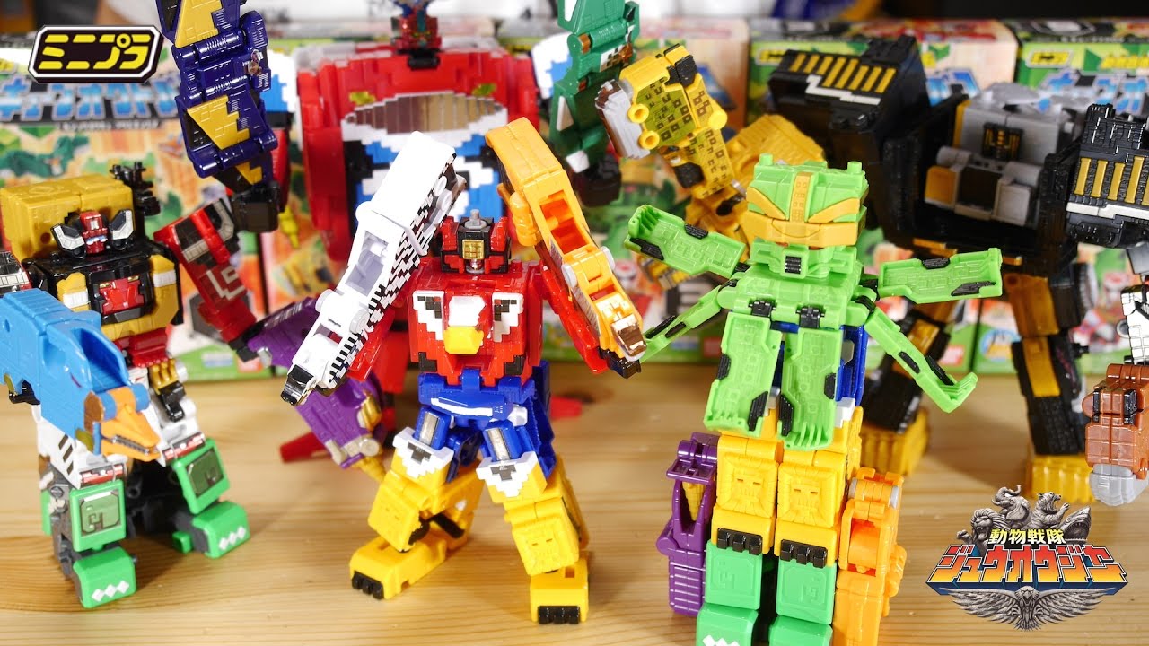 動物戦隊ジュウオウジャー】ミニプラ6弾はオクトパスとキューブ