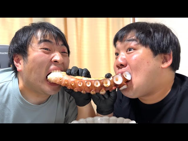 Let's eat giant takoyaki! - YouTube