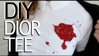12 DAYS of DIY: Wounded Tee inspired by Dior Homme SS02 - YouTube