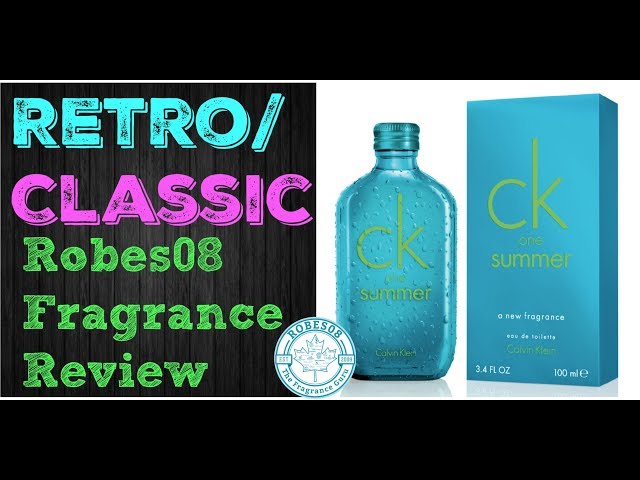 Retro: CK One Summer 08 by Calvin Klein Fragrance Review (2008