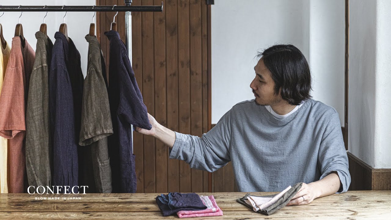 OLD THINGS】振り切ったオーバーサイズ / リネンシルクスモックシャツ