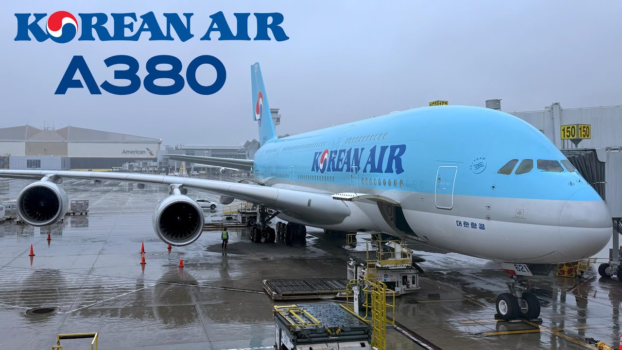 🇺🇸 Los Angeles LAX to Seoul ICN 🇰🇷 Korean Air Airbus A380