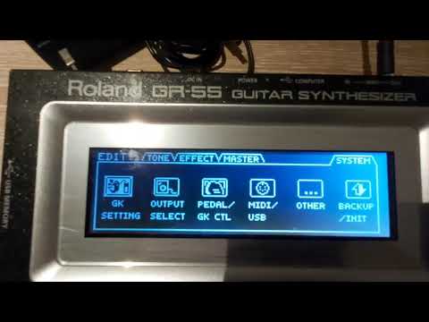 GRAND PIANO settings - ROLAND GR-55 (minimize ghost notes) - YouTube