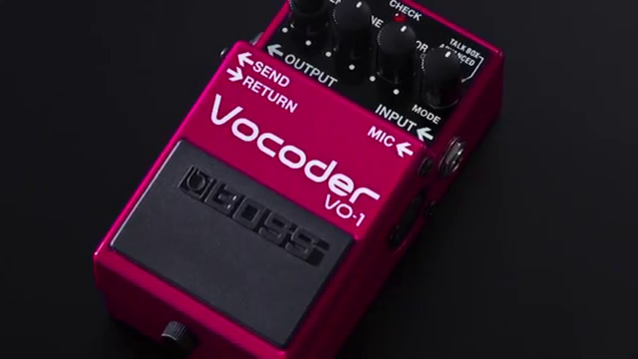 New From NAMM 2016: Boss VO-1 Vocoder - YouTube
