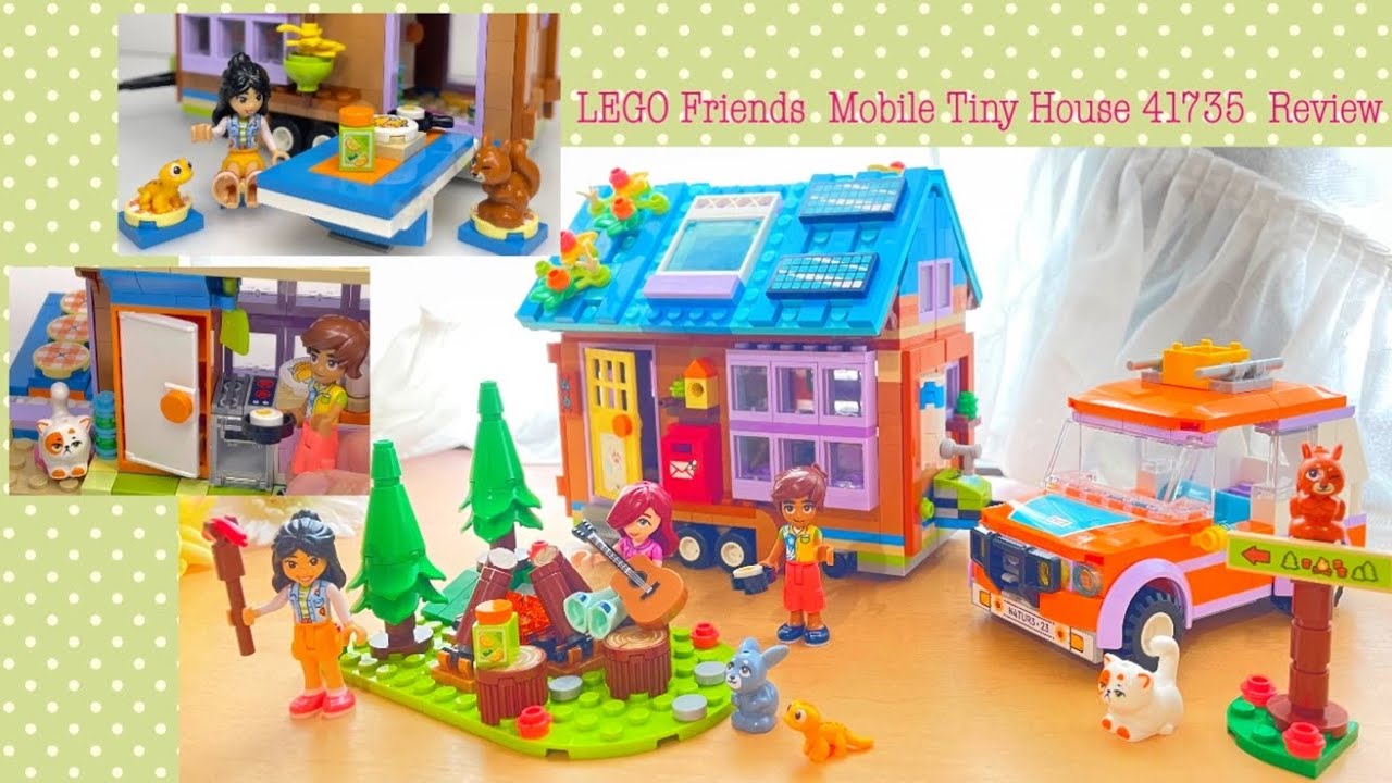レビュー】レゴ フレンズ 移動式ちいさなおうち 41735 - YouTube