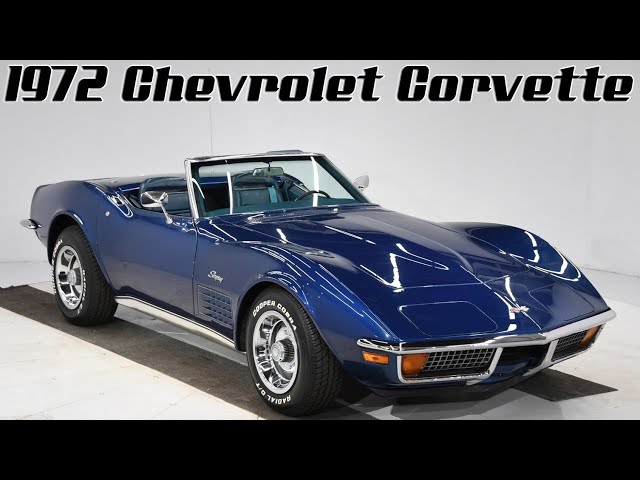 V18357 - 1972 Chevrolet Corvette - YouTube