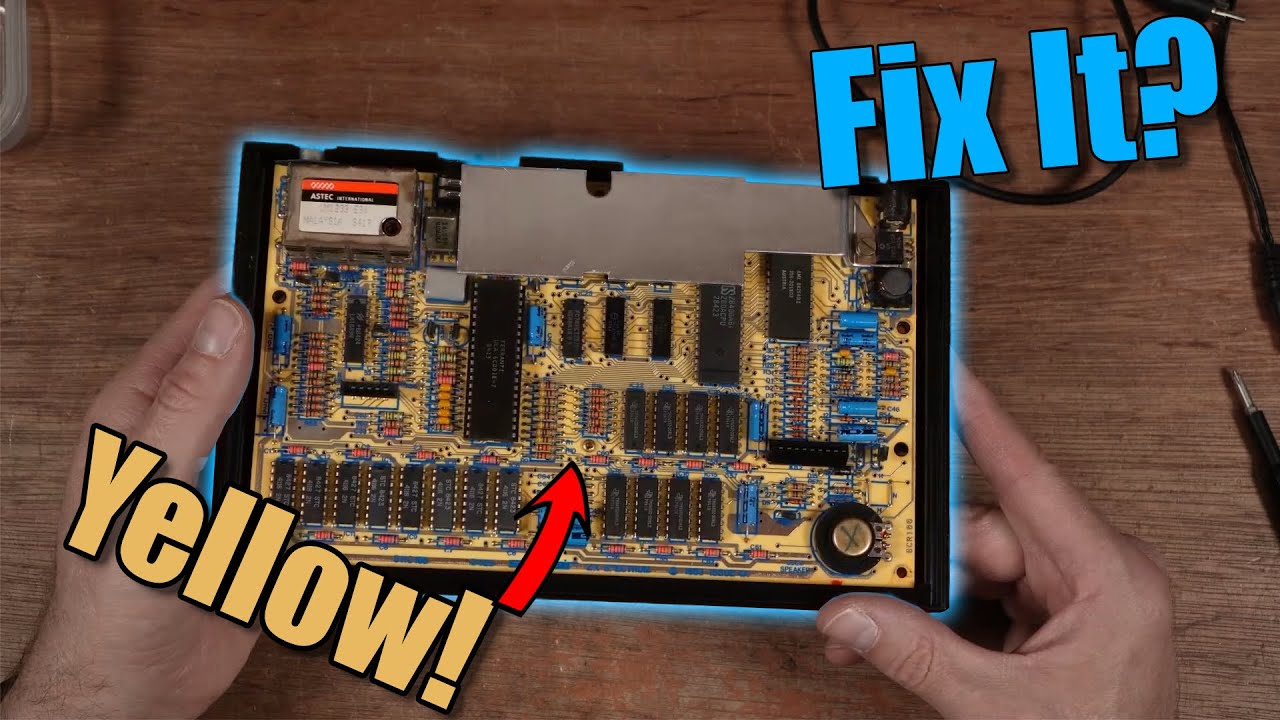 R@R3 YELLOW Motherboard ZX Spectrum 48k - YouTube