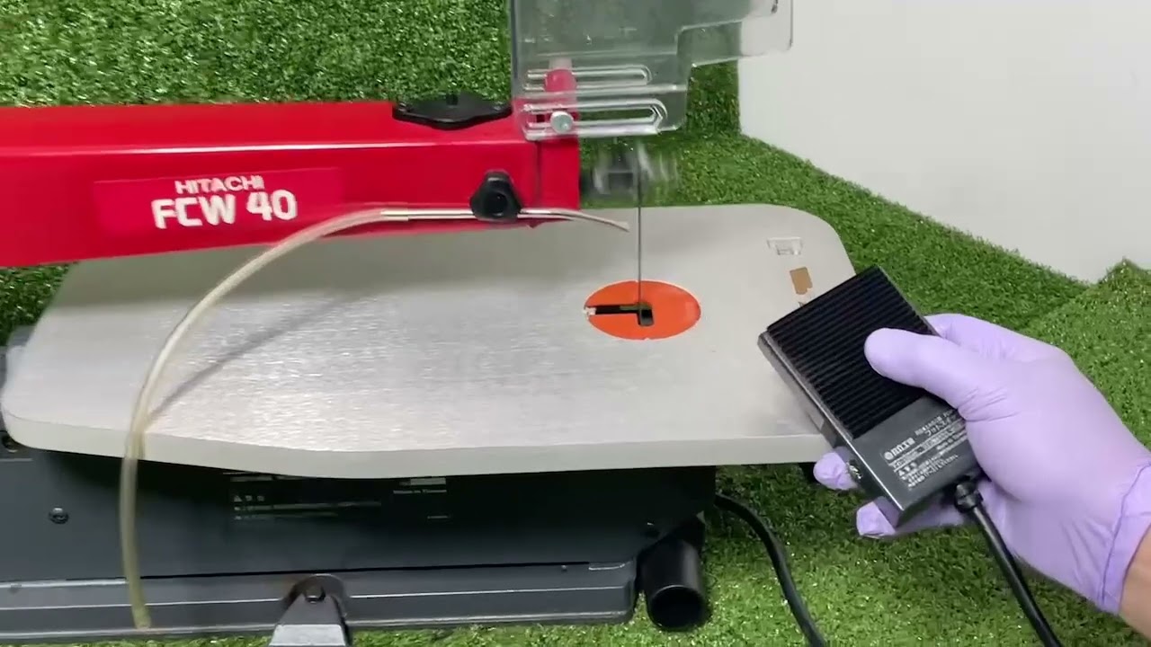 日立工機 HITACHI 卓上糸のこ盤 FCW40 動作確認動画【工具一番館東静岡