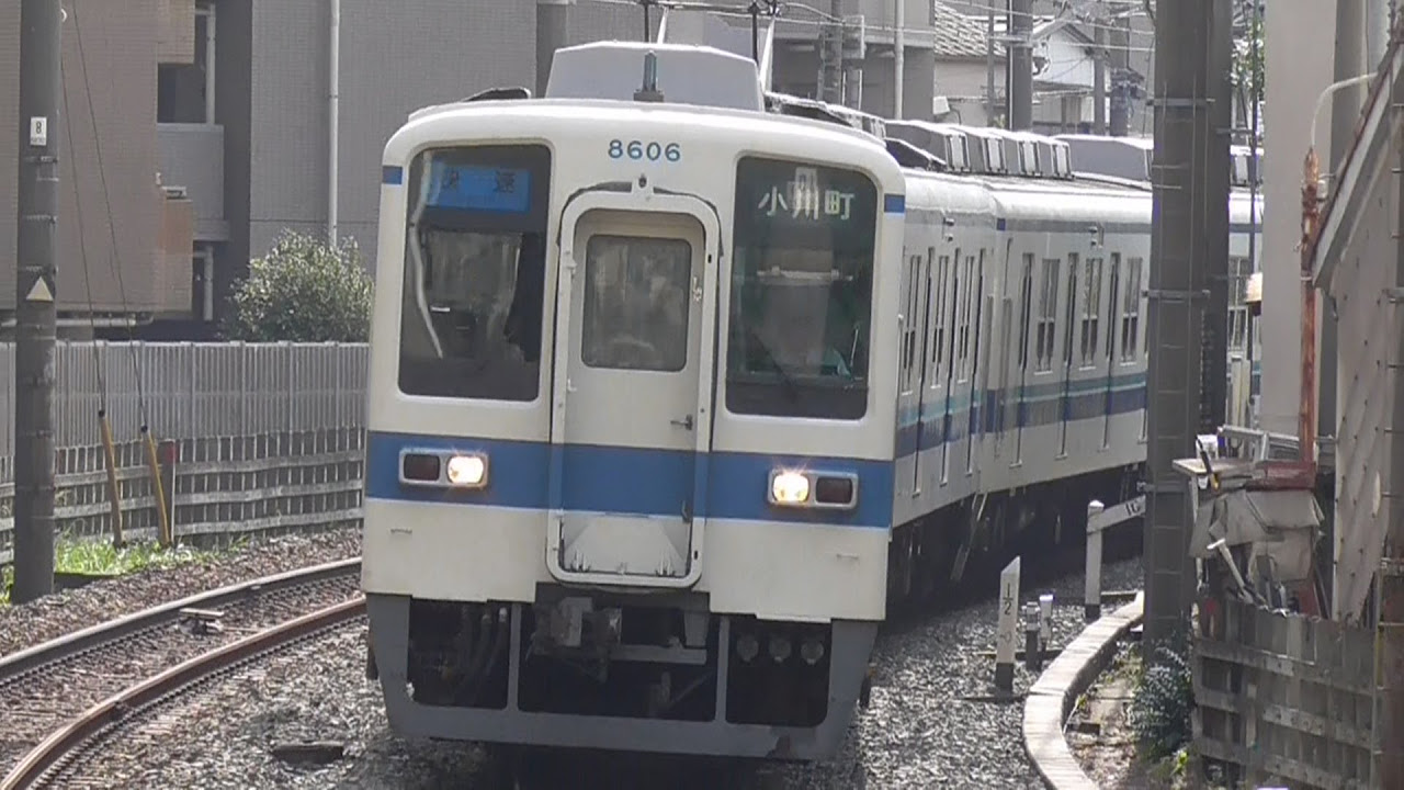 ラスト1編成 池袋口8000系 幕車 快速運用】東武東上線 ワンマンを除く