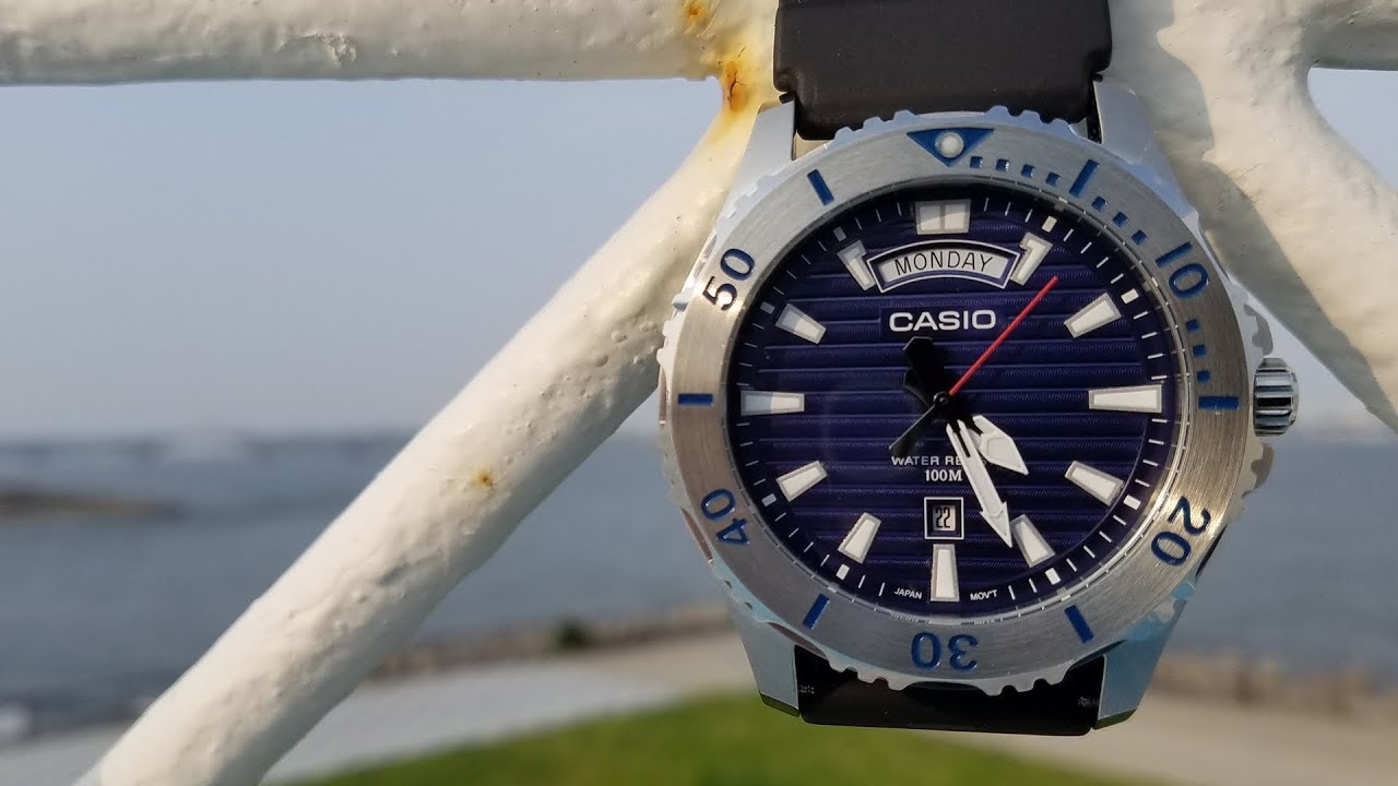 男の夏と腕時計 カジキでもカツオでもないカシオ CASIO mtd-1087 - YouTube