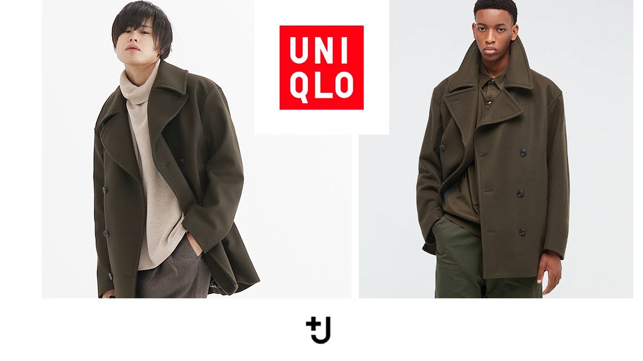 UNIQLO +J】ウールブレンド オーバーサイズピーコートのレビュー - YouTube