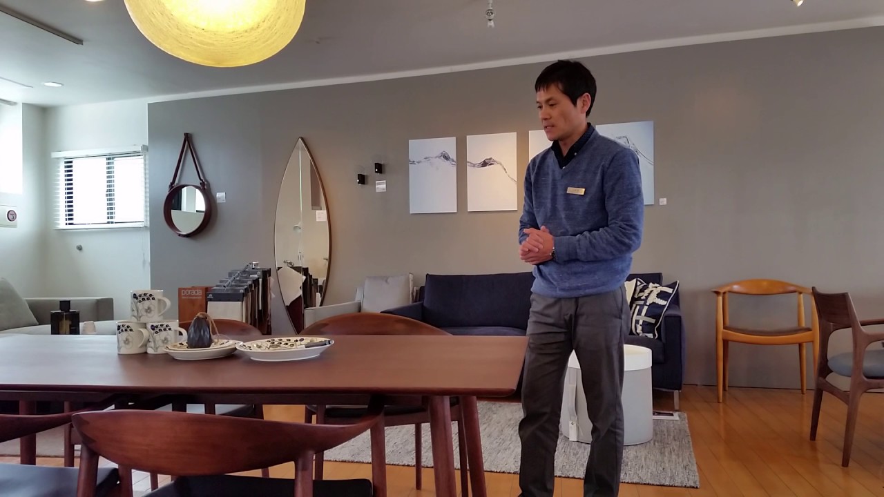 マホガニー無垢材ホースシューダイニングテーブルのご紹介 宮崎