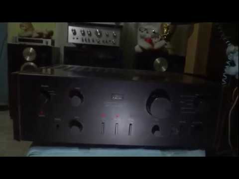 SANSUI AU-D607F Extra amplifier 1st audition - YouTube