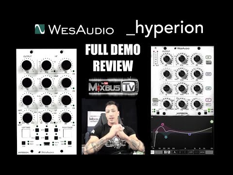 Wes Audio _HYPERION Stereo Mid Side Equalizer Mix & Mastering Demo