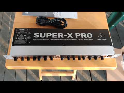 Behringer Super-X PRO CX3400 Crossover: Unboxing - YouTube